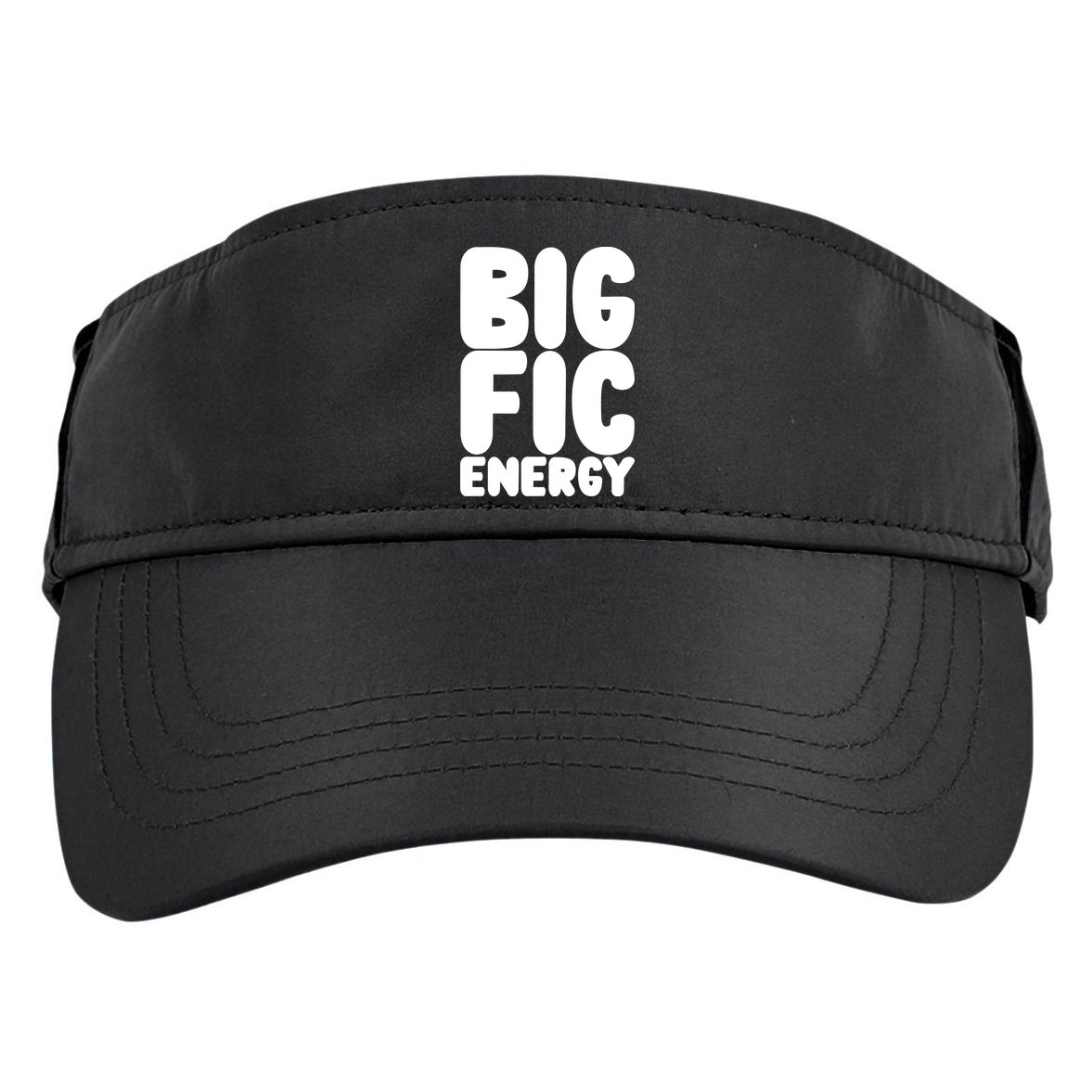Funny Big Fic Energy Adult Drive Performance Visor
