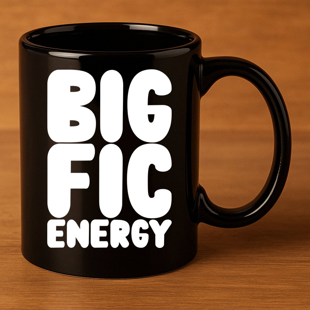 Funny Big Fic Energy 11oz C Handle Ceramic Mug