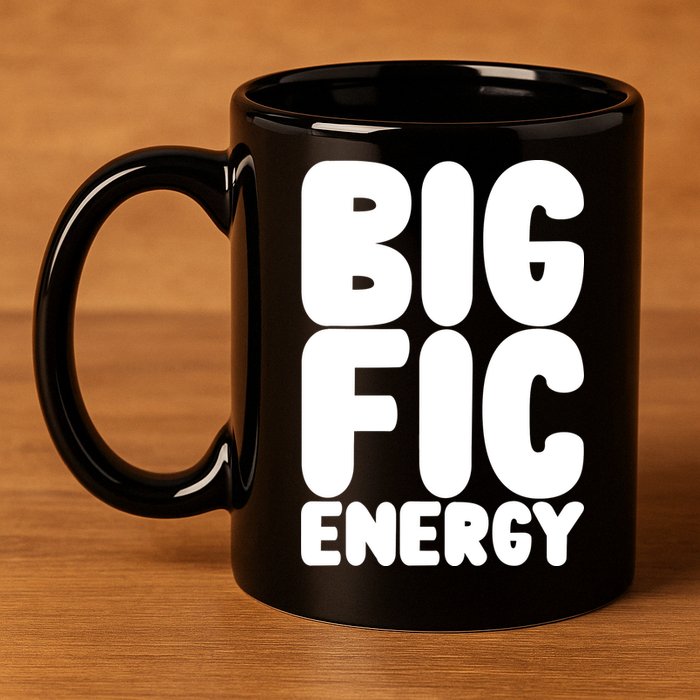 Funny Big Fic Energy 11oz C Handle Ceramic Mug