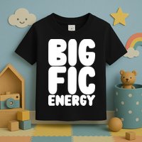 Funny Big Fic Energy Toddler T-Shirt