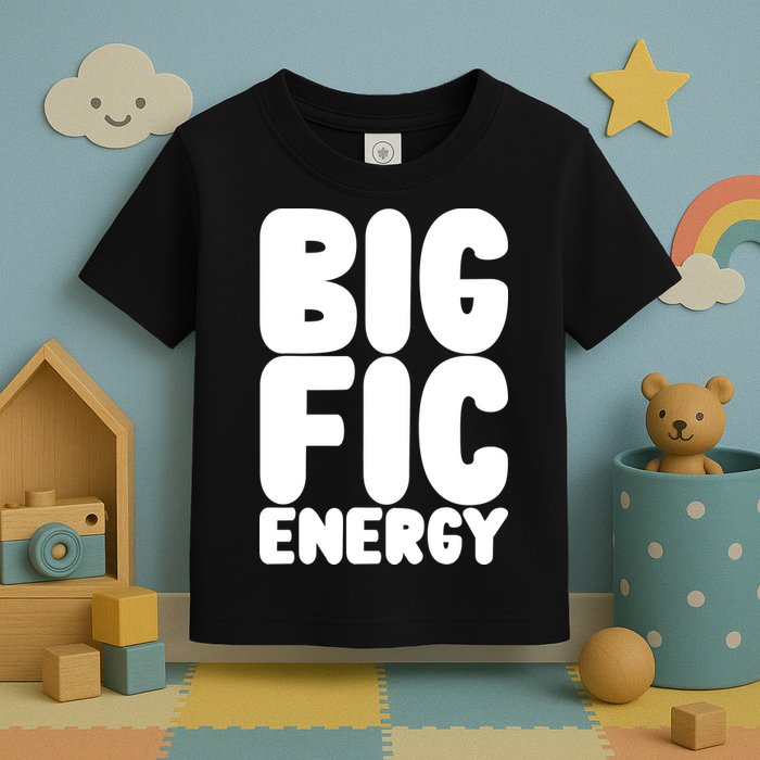 Funny Big Fic Energy Toddler T-Shirt