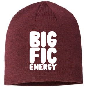 Funny Big Fic Energy Sustainable Beanie