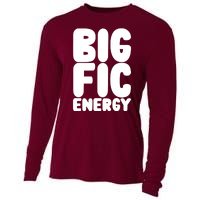 Funny Big Fic Energy Cooling Performance Long Sleeve Crew