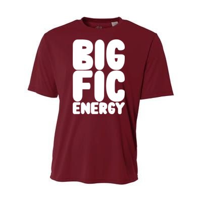 Funny Big Fic Energy Youth Performance Sprint T-Shirt