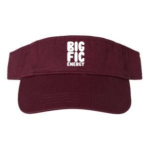 Funny Big Fic Energy Valucap Bio-Washed Visor