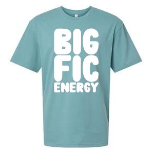 Funny Big Fic Energy Sueded Cloud Jersey T-Shirt