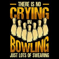 Funny Bowling Cooling Performance Crew T-Shirt