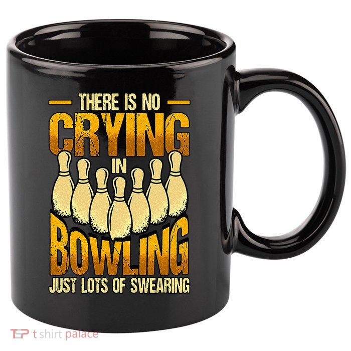 Funny Bowling 11oz C Handle Ceramic Mug