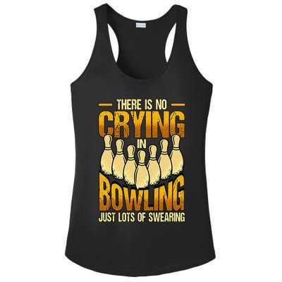 Funny Bowling Ladies PosiCharge Competitor Racerback Tank