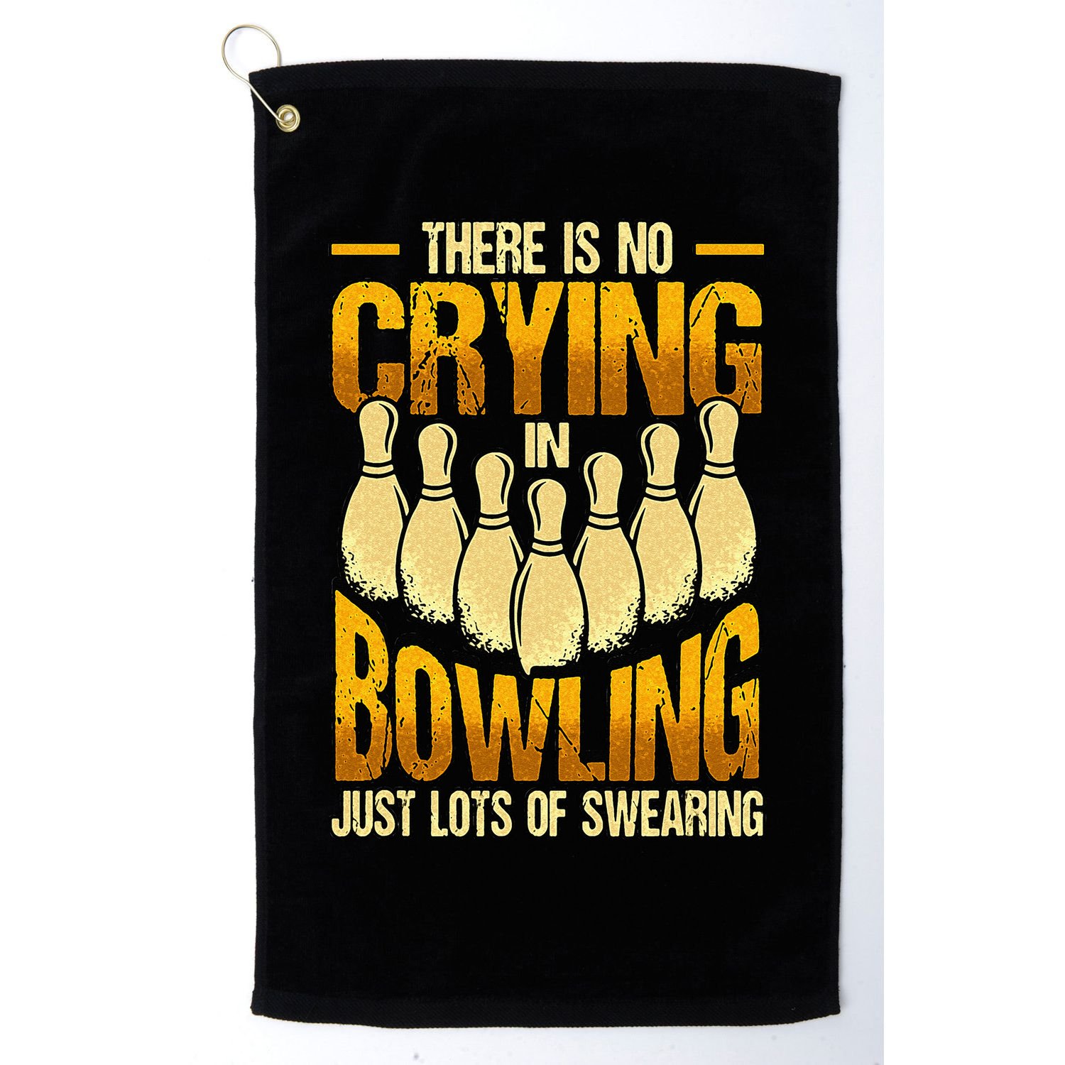 Funny Bowling Golf Towel