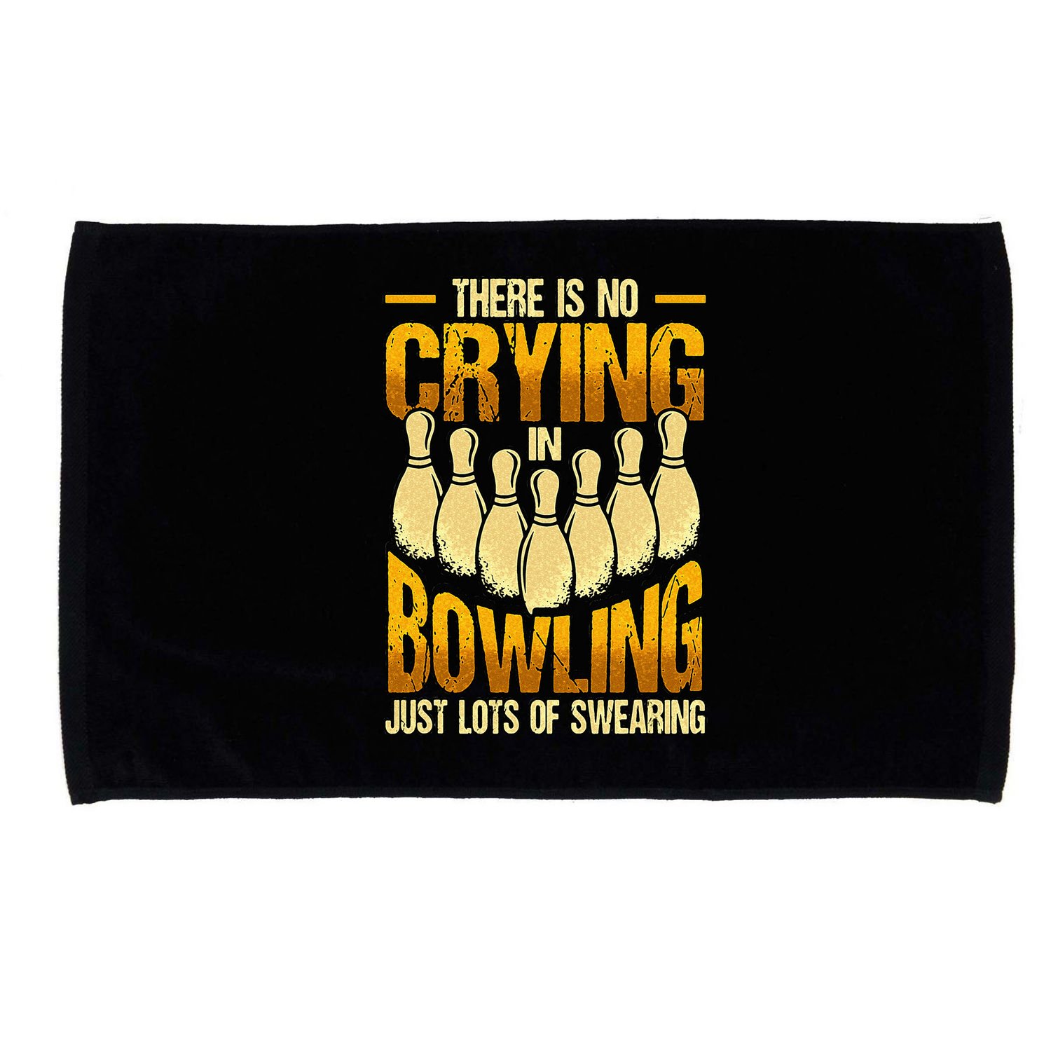 Funny Bowling Microfiber Hand Towel