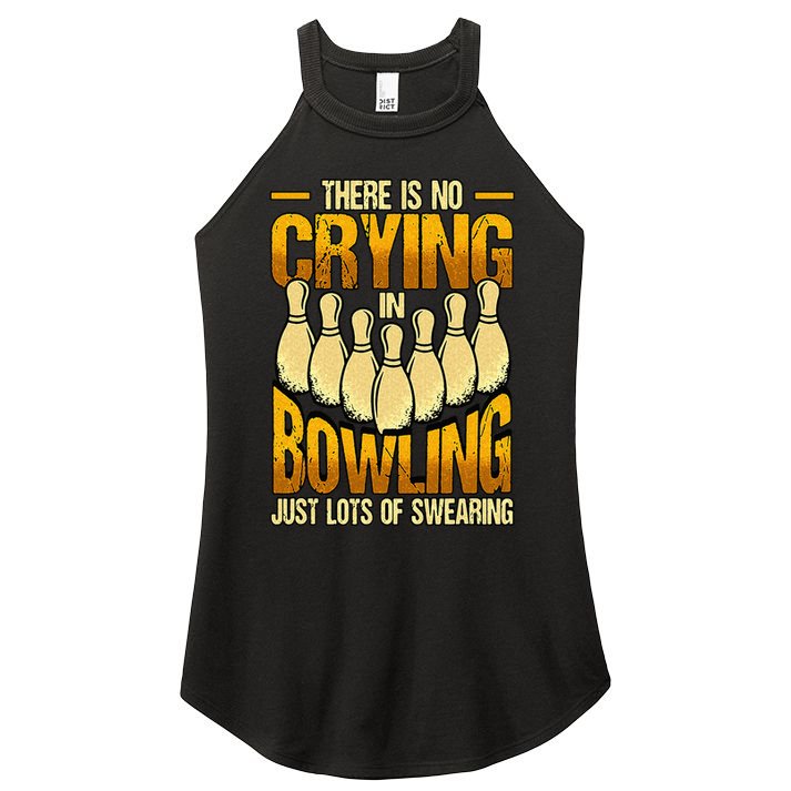 Funny Bowling Women's Perfect Tri Rocker Tank