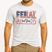 Feral but free america flag Cooling Performance Crew T-Shirt