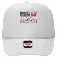 Feral but free america flag Hat