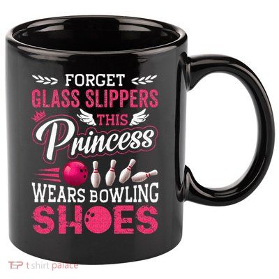 Funny Bowling For Women Mom Wife 11oz C Handle Ceramic Mug