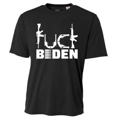 Fuck Biden Funny Anti Joe Biden Cooling Performance Crew T-Shirt