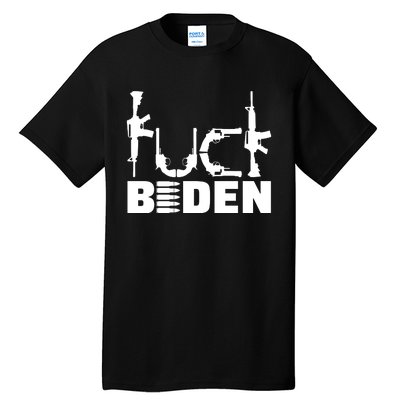 Fuck Biden Funny Anti Joe Biden Tall T-Shirt