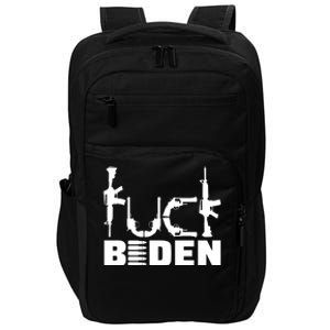 Fuck Biden Funny Anti Joe Biden Impact Tech Backpack