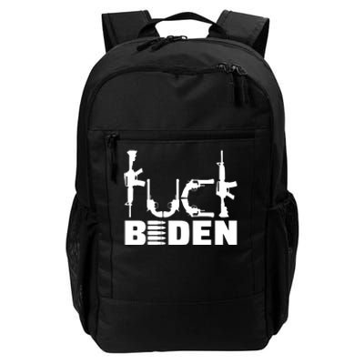 Fuck Biden Funny Anti Joe Biden Daily Commute Backpack