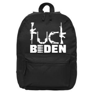 Fuck Biden Funny Anti Joe Biden 16 in Basic Backpack