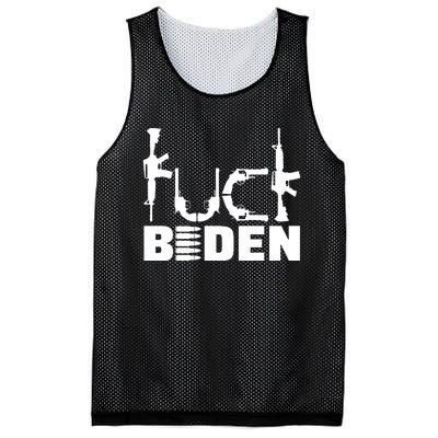 Fuck Biden Funny Anti Joe Biden Mesh Reversible Basketball Jersey Tank