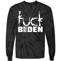 Fuck Biden Funny Anti Joe Biden Tie-Dye Long Sleeve Shirt