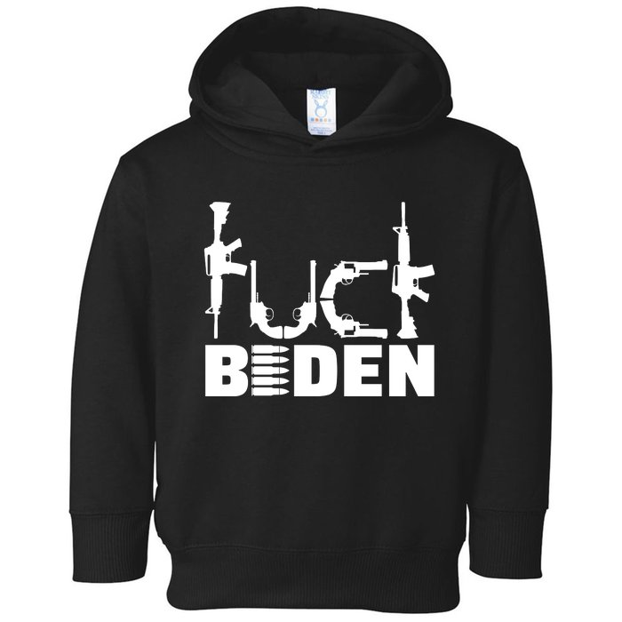 Fuck Biden Funny Anti Joe Biden Toddler Hoodie