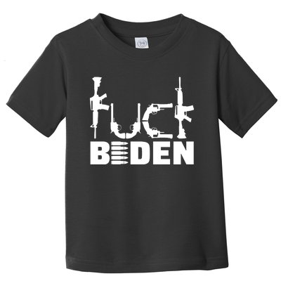 Fuck Biden Funny Anti Joe Biden Toddler T-Shirt