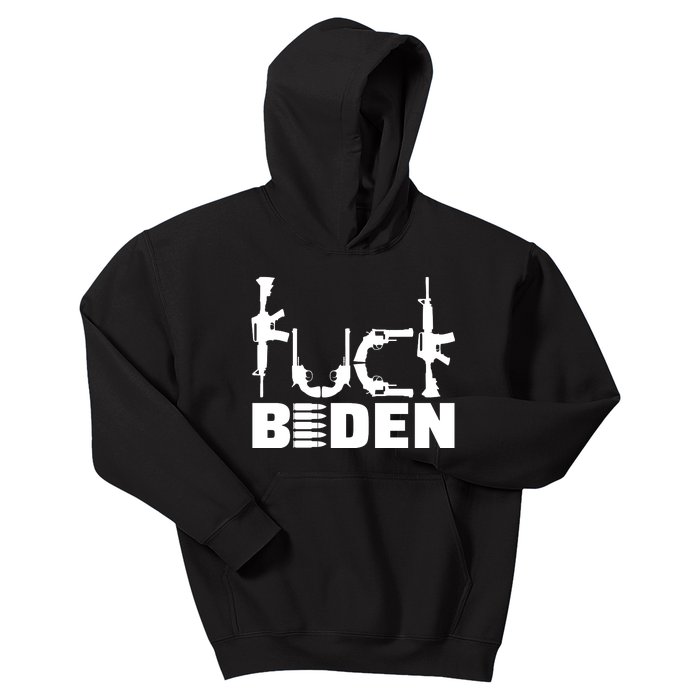 Fuck Biden Funny Anti Joe Biden Kids Hoodie