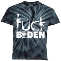 Fuck Biden Funny Anti Joe Biden Kids Tie-Dye T-Shirt