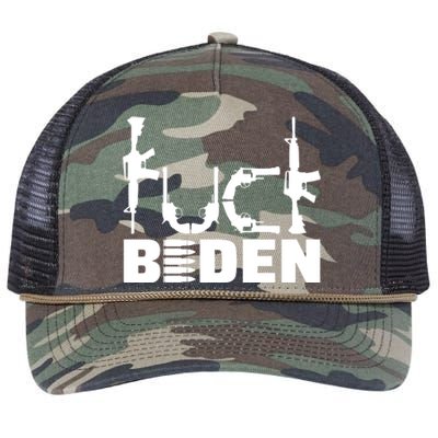 Fuck Biden Funny Anti Joe Biden Retro Rope Trucker Hat Cap