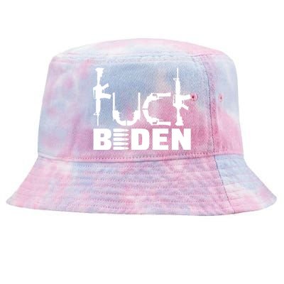 Fuck Biden Funny Anti Joe Biden Tie-Dyed Bucket Hat