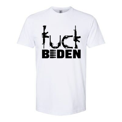 Fuck Biden Funny Anti Joe Biden Softstyle CVC T-Shirt