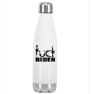 Fuck Biden Funny Anti Joe Biden Stainless Steel Insulated Water Bottle