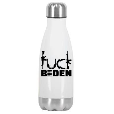 Fuck Biden Funny Anti Joe Biden Stainless Steel Insulated Water Bottle