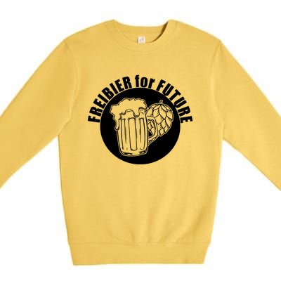 Free Beer For Future Premium Crewneck Sweatshirt