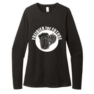 Free Beer For Future Womens CVC Long Sleeve Shirt