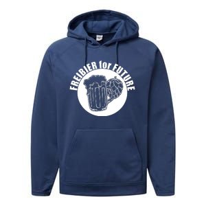 Free Beer For Future Performance Fleece Hoodie