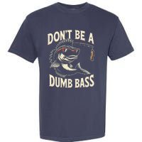 Funny Bass Fishing Stuff Funny Dad Bass Fish Papa Fishing Garment-Dyed Heavyweight T-Shirt