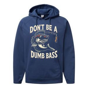 Funny Bass Fishing Stuff Funny Dad Bass Fish Papa Fishing Performance Fleece Hoodie