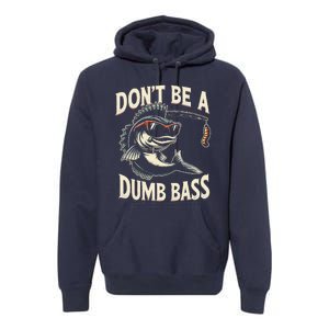 Funny Bass Fishing Stuff Funny Dad Bass Fish Papa Fishing Premium Hoodie