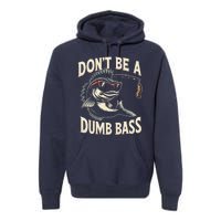 Funny Bass Fishing Stuff Funny Dad Bass Fish Papa Fishing Premium Hoodie