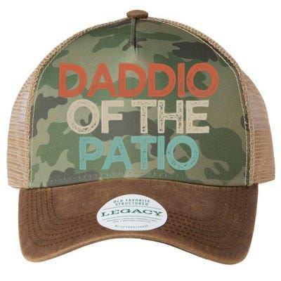 Funny Best Friend Gift Daddio Of The Patio Legacy Tie Dye Trucker Hat