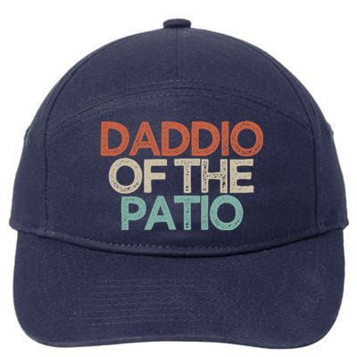 Funny Best Friend Gift Daddio Of The Patio 7-Panel Snapback Hat