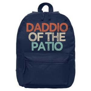 Funny Best Friend Gift Daddio Of The Patio 16 in Basic Backpack