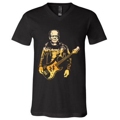 Frankenstein Bass V-Neck T-Shirt