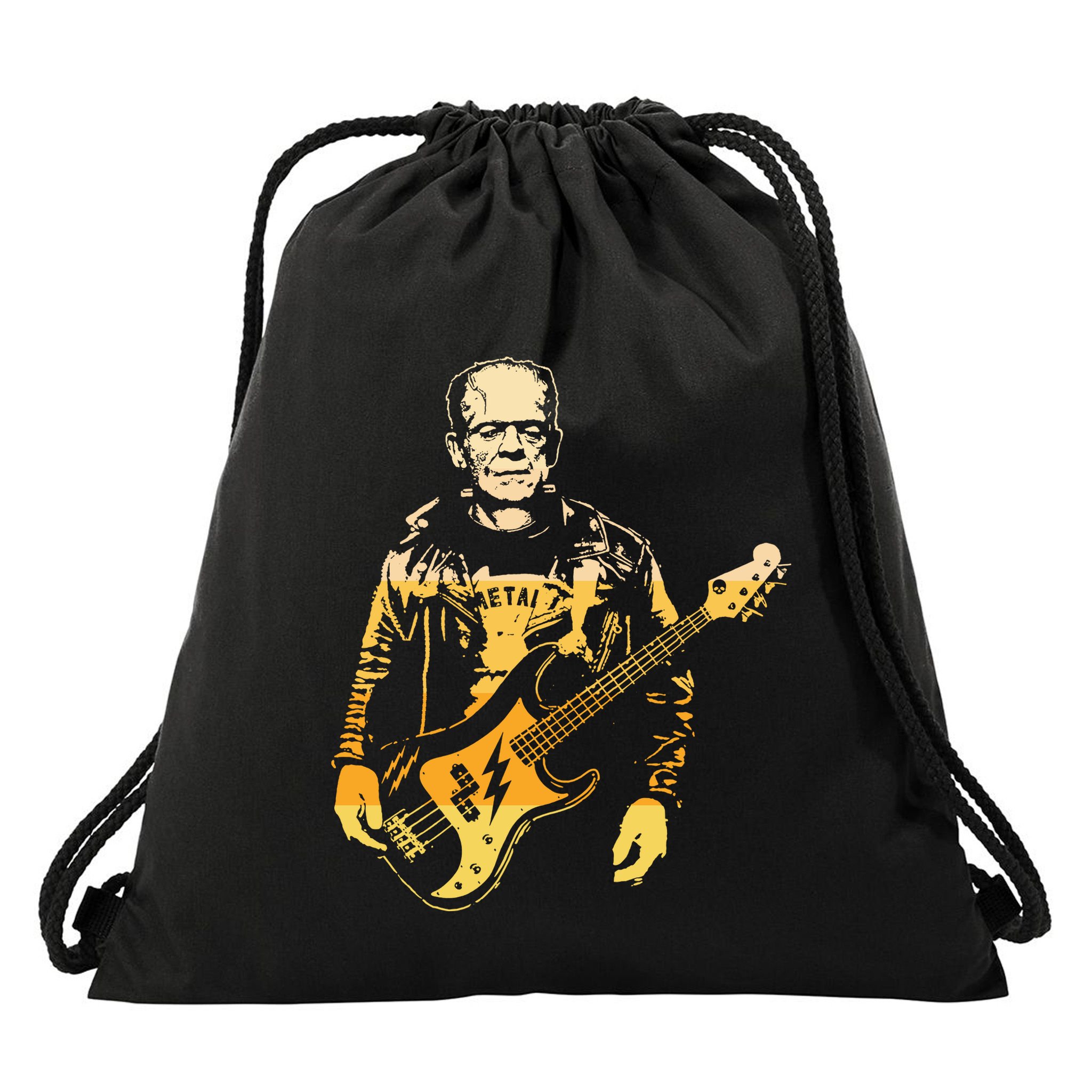 Frankenstein Bass Drawstring Bag