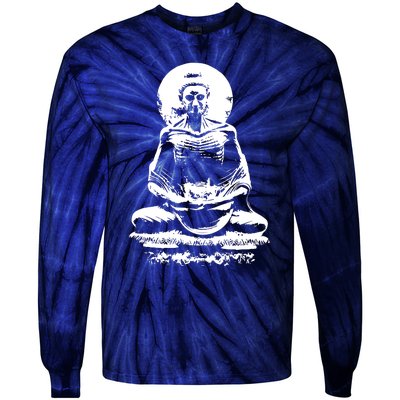 Fasting Buddha Tie-Dye Long Sleeve Shirt