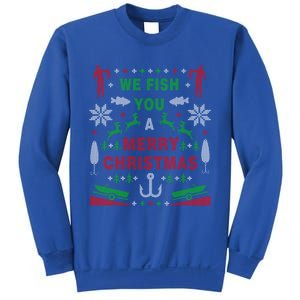 Funny Bass Fishing Ugly Christmas Sweater Party Funny Gift Sweatshirt