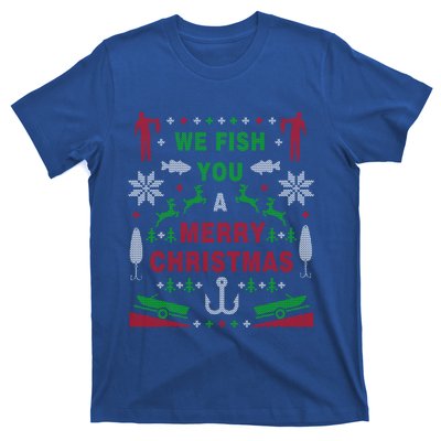 Funny Bass Fishing Ugly Christmas Sweater Party Funny Gift T-Shirt